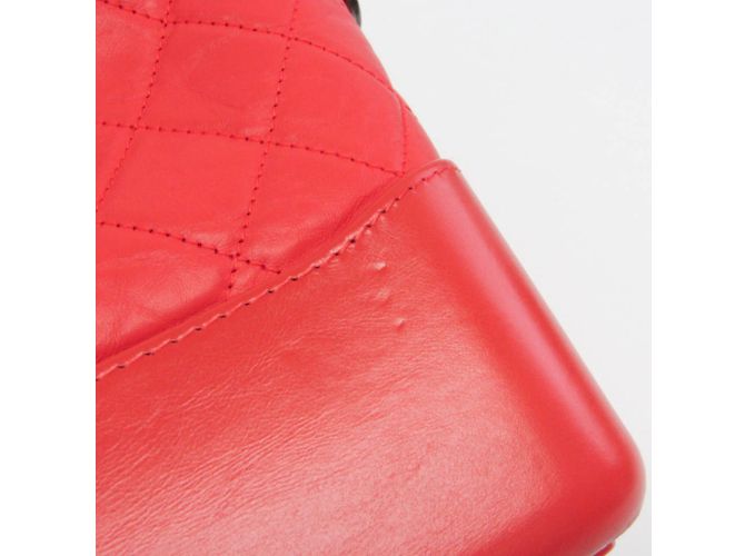 Borsa hobo Chanel Gabrielle De Chanel Rosso - vista 5