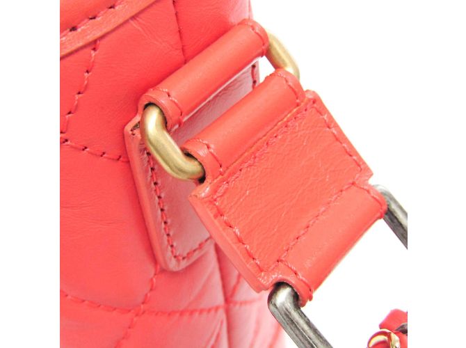 Borsa hobo Chanel Gabrielle De Chanel Rosso - vista 6