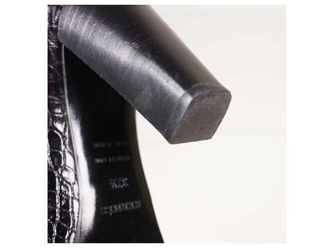 Hermès Incredibili tacchi in coccodrillo Hermes Classic Nero - vista 16