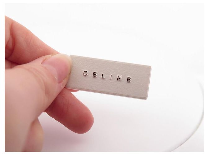 Céline NUOVO OROLOGIO CELINE MACADAM TRIOMPHE 35 MM QUARZO CLASSICO ACCIAIO PALLADIO - vista 8
