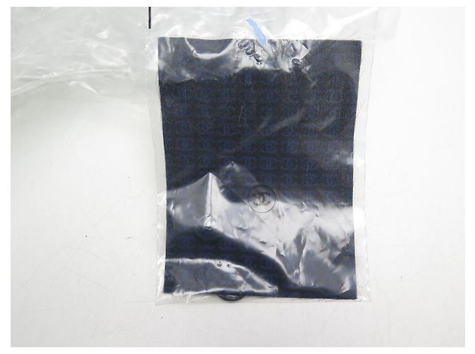 NUOVO ABITO CHANEL LOGO CC P53431 M 40 IN SETA NERA E BLU Nero - vista 12