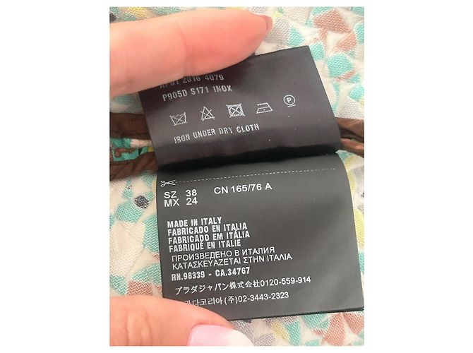 Prada Strap Crop Top with Retro Patterns Multiple colors - view 4