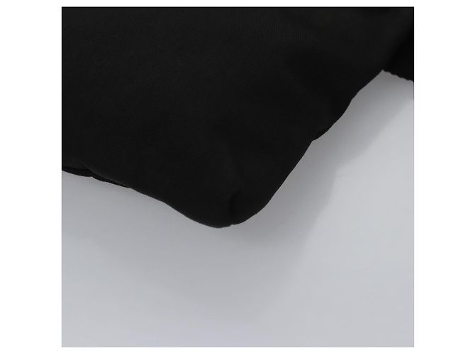 Borsa a vita GUCCI in nylon nero argento 28566 Auth IN054 - vista 16