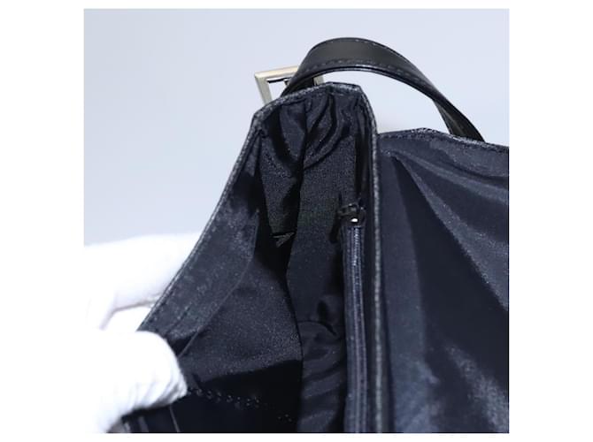 Borsa a Spalla GIVENCHY PVC Nero Argento Auth bs23328 - vista 19