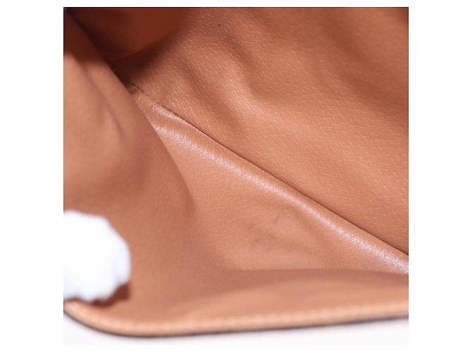 Céline Bolso de hombro de lona Macadam CELINE en cuero PVC marrón dorado Auth mr1129 Castaño - vista 10