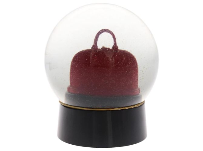 LOUIS VUITTON Snow Globe Alma VIP Limited Clear Red LV Auth bs22939 - view 2