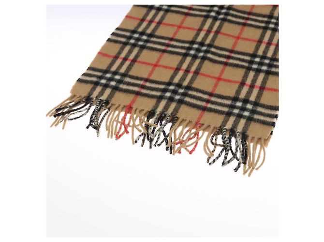 Autre Marque Sciarpa in cashmere Burberrys Nova Check marrone Auth am7804 - vista 6