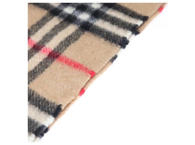 Autre Marque Sciarpa in cashmere Burberrys Nova Check marrone Auth am7804 - vista 7