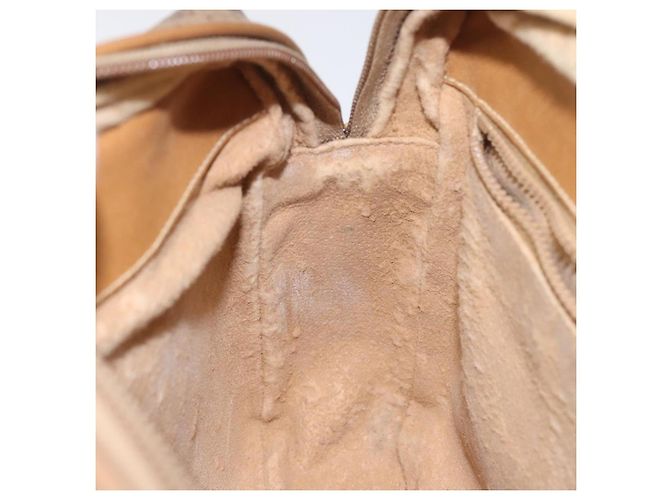 Gucci Borsa a spalla Micro GG Supreme in PVC pelle marrone oro Auth BA351 D'oro - vista 21
