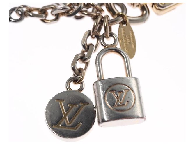 LOUIS VUITTON Caleido V Charm metallo Argento M67377 LV Auth bs22752 - vista 3