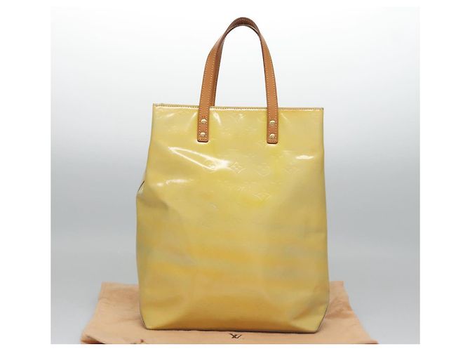 LOUIS VUITTON Monogram Vernis Reade MM Bolsa de mão Cinza M91142 LV Auth bs22838 - vista 12