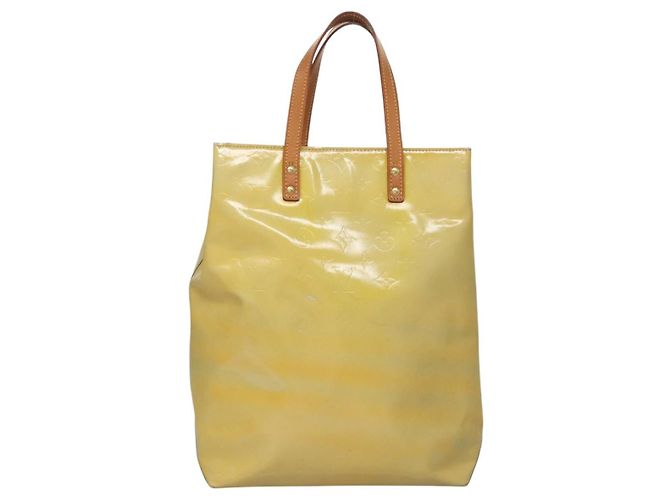 LOUIS VUITTON Monogram Vernis Reade MM Bolsa de mão Cinza M91142 LV Auth bs22838 - vista 13