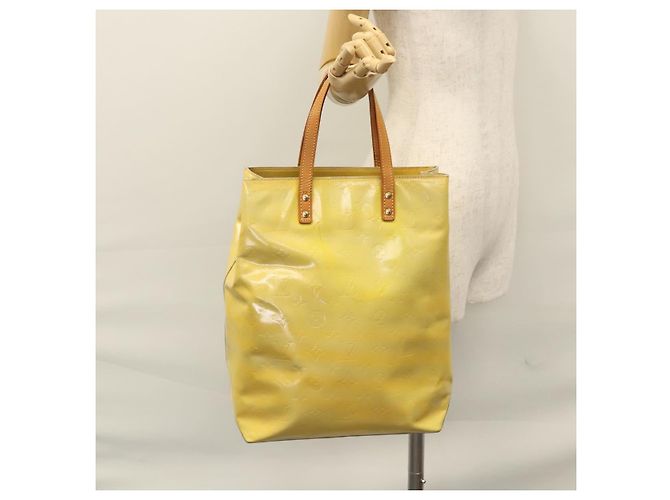 LOUIS VUITTON Monogram Vernis Reade MM Bolsa de mão Cinza M91142 LV Auth bs22838 - vista 25