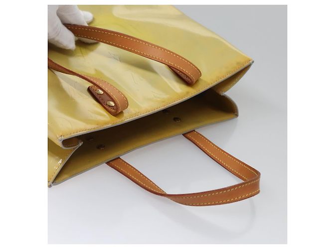 LOUIS VUITTON Monogram Vernis Reade MM Bolsa de mão Cinza M91142 LV Auth bs22838 - vista 8
