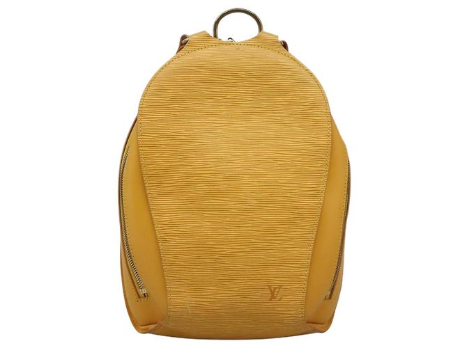 LOUIS VUITTON Epi Mabillon Zaino Giallo M52239 LV Auth EC390 - vista 13