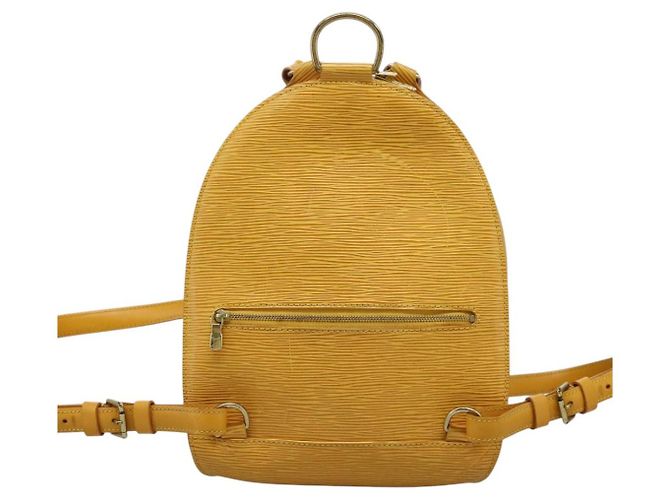 LOUIS VUITTON Epi Mabillon Zaino Giallo M52239 LV Auth EC390 - vista 2