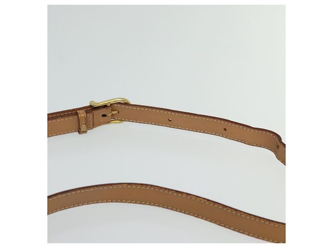Céline CELINE Macadam Canvas Schultertasche, PVC-Leder, braun, gold, authentisch IN010 Golden - Ansicht 14