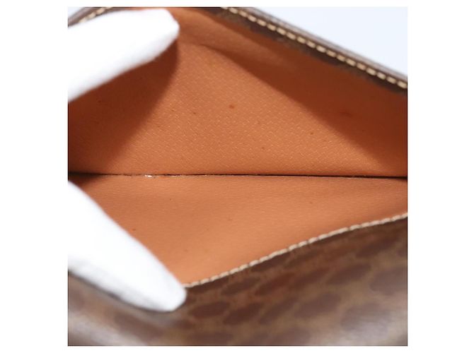 Céline CELINE Macadam Canvas Schultertasche, PVC-Leder, braun, gold, authentisch IN010 Golden - Ansicht 22