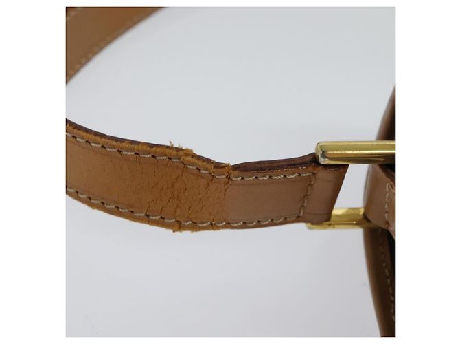 Céline CELINE Macadam Canvas Schultertasche, PVC-Leder, braun, gold, authentisch IN010 Golden - Ansicht 8