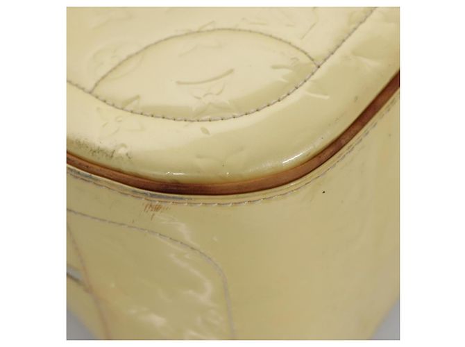 LOUIS VUITTON Monogram Vernis Summit Drive Hand Bag Perle M93514 LV Auth EC278 - view 10