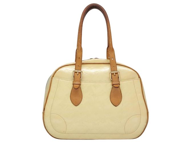LOUIS VUITTON Monogram Vernis Summit Drive Hand Bag Perle M93514 LV Auth EC278 - view 13