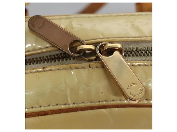 LOUIS VUITTON Monogram Vernis Summit Drive Hand Bag Perle M93514 LV Auth EC278 - view 18