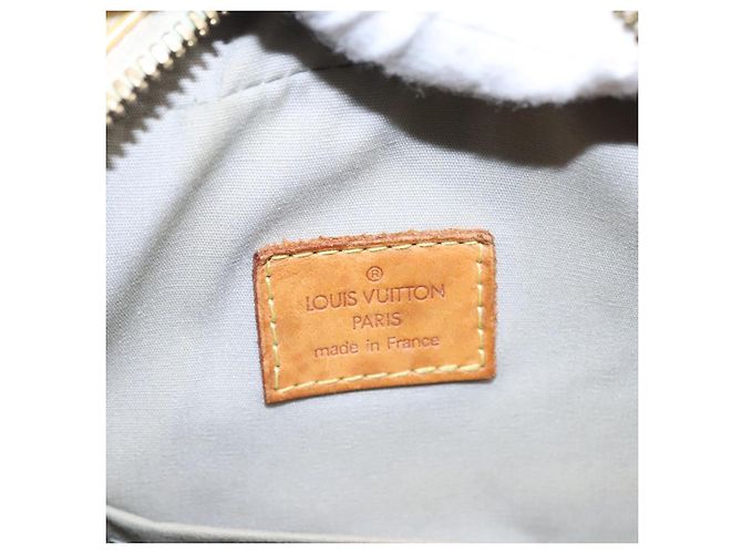 LOUIS VUITTON Monogram Vernis Summit Drive Hand Bag Perle M93514 LV Auth EC278 - view 19