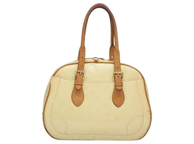 LOUIS VUITTON Monogram Vernis Summit Drive Hand Bag Perle M93514 LV Auth EC278 - view 2