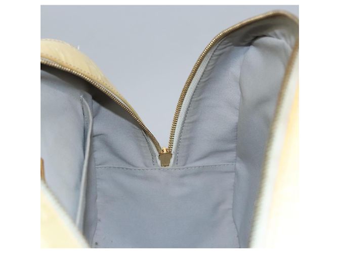 LOUIS VUITTON Monogram Vernis Summit Drive Hand Bag Perle M93514 LV Auth EC278 - view 20