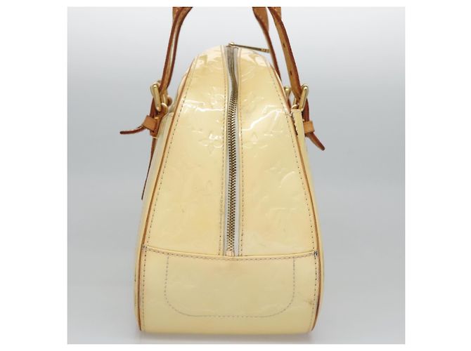 LOUIS VUITTON Monogram Vernis Summit Drive Hand Bag Perle M93514 LV Auth EC278 - view 3