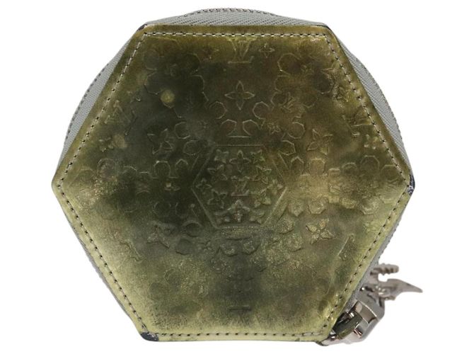 LOUIS VUITTON Vernis Monedero Flocon Monedero de Monedas Plata M58218 LV Auth EC425 - vista 2