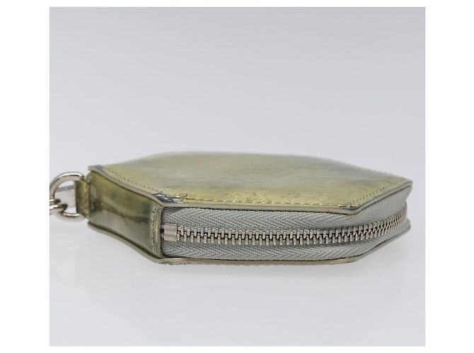 LOUIS VUITTON Vernis Monedero Flocon Monedero de Monedas Plata M58218 LV Auth EC425 - vista 3