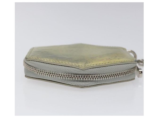 LOUIS VUITTON Vernis Monedero Flocon Monedero de Monedas Plata M58218 LV Auth EC425 - vista 4
