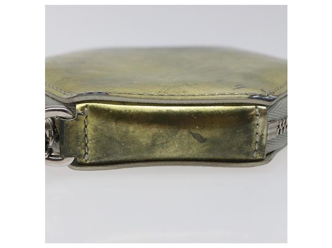 LOUIS VUITTON Vernis Monedero Flocon Monedero de Monedas Plata M58218 LV Auth EC425 - vista 6
