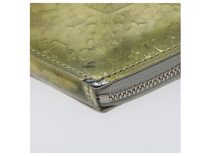 LOUIS VUITTON Vernis Monedero Flocon Monedero de Monedas Plata M58218 LV Auth EC425 - vista 7