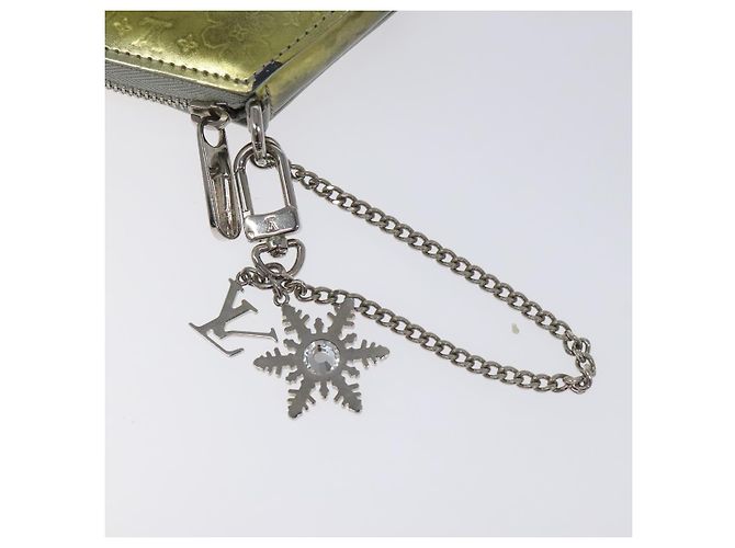 LOUIS VUITTON Vernis Monedero Flocon Monedero de Monedas Plata M58218 LV Auth EC425 - vista 8