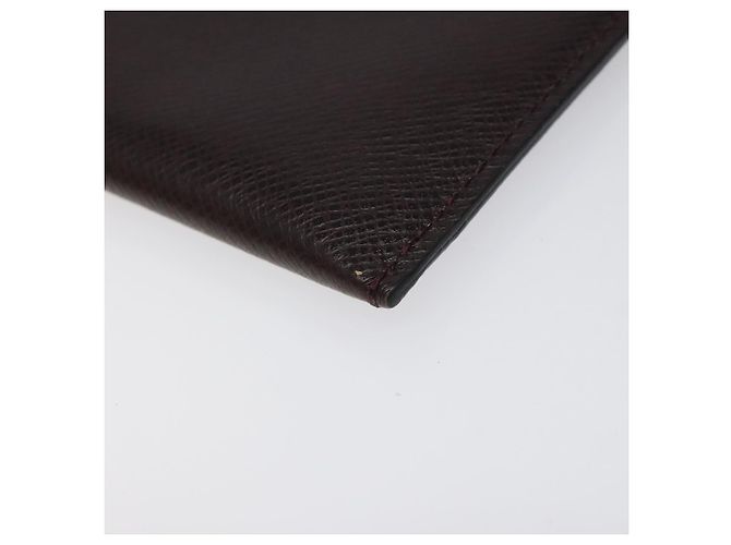 LOUIS VUITTON Taiga Borsa Documenti Clutch Acajou M99087 LV Auth JB083 Marrone - vista 15