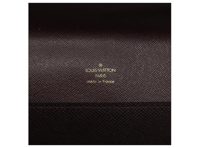 LOUIS VUITTON Taiga Borsa Documenti Clutch Acajou M99087 LV Auth JB083 Marrone - vista 17