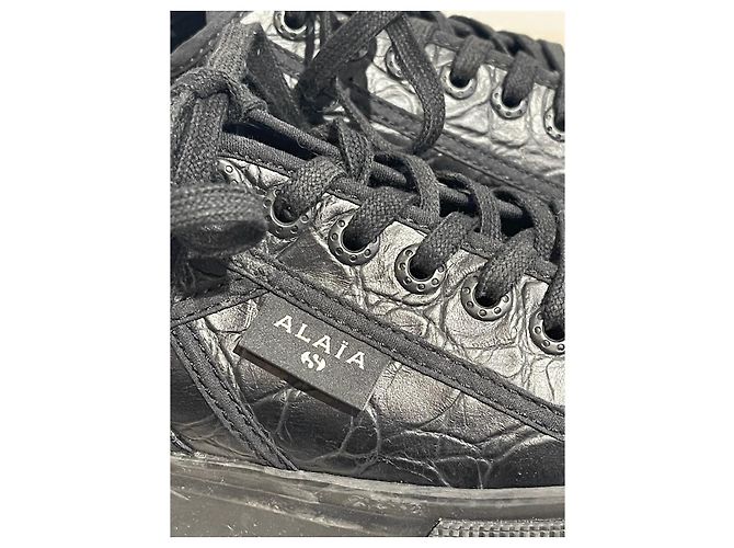 Alaïa Sneakers ALAIA T.EU 38 in pelle Nero - vista 2