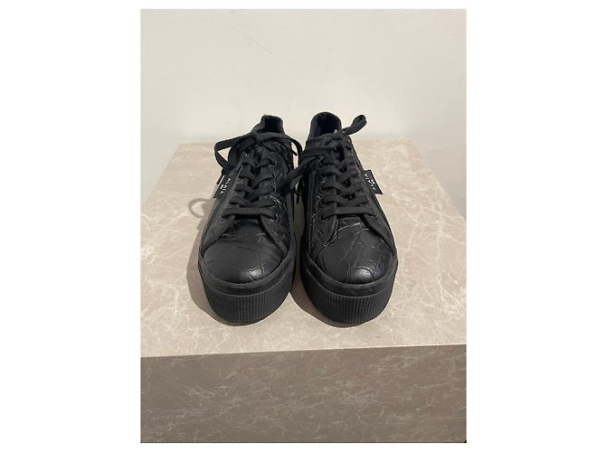 Alaïa Sneakers ALAIA T.EU 38 in pelle Nero - vista 3