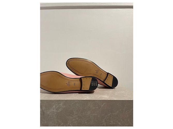 Mules e zoccoli GUCCI T.EU 36.5 Pelle Rosa - vista 4