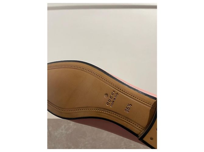 Mules e zoccoli GUCCI T.EU 36.5 Pelle Rosa - vista 6