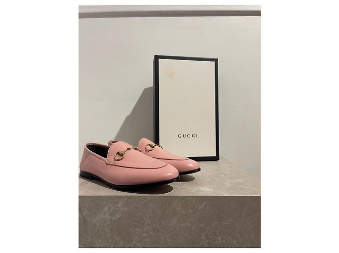 Mules e zoccoli GUCCI T.EU 36.5 Pelle Rosa - vista 9