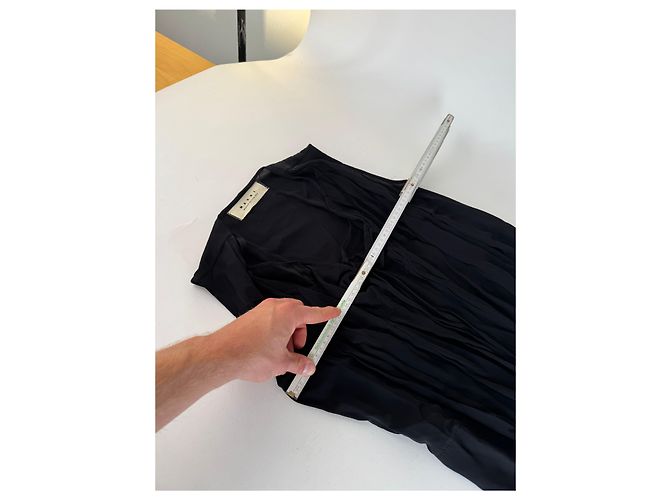 Vintage Marni Winter Edition 2010 Kleid Schwarz 36/S - Ansicht 11