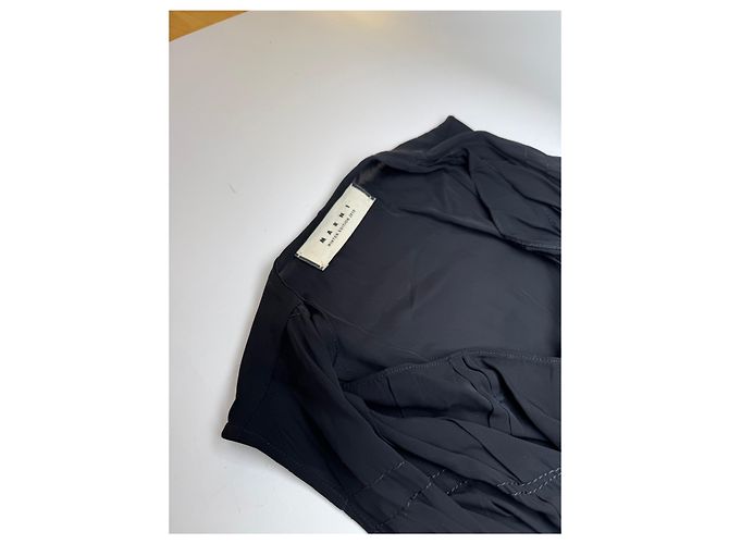 Vintage Marni Winter Edition 2010 Kleid Schwarz 36/S - Ansicht 14