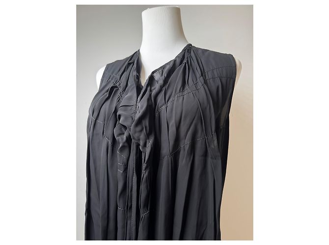 Vintage Marni Winter Edition 2010 Kleid Schwarz 36/S - Ansicht 2