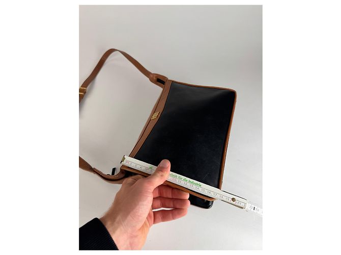 Vintage Givenchy 4G Leder Tasche schwarz braun - Ansicht 13