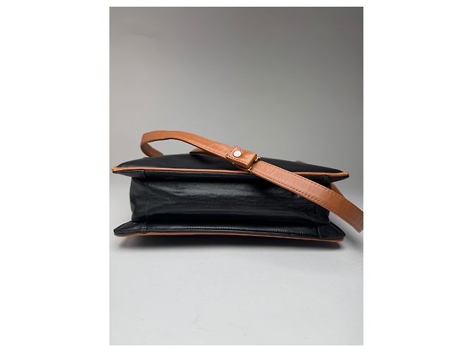 Vintage Givenchy 4G Leder Tasche schwarz braun - Ansicht 15
