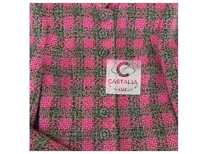 Chanel Neue 2022 Werbekampagne Rosa Tweed-Jacke Pink - Ansicht 16