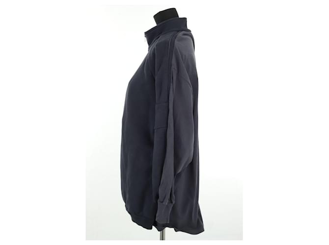 Balenciaga Felpa in cotone nera Nero - vista 3